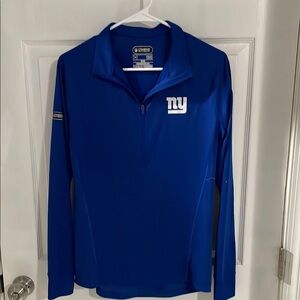 Blue NY Giants  Quarter-Zip Pullover